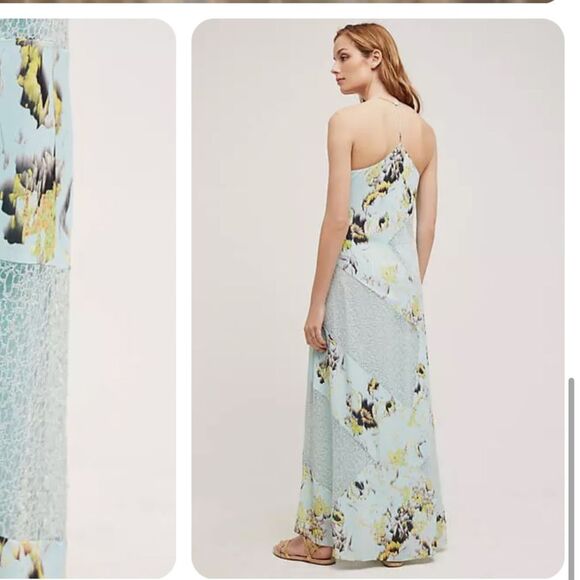 Anthropologie Sachin + Babi Women’s 0 Rainflower Lace Maxi Dress Floral Coquette - Picture 8 of 14